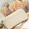 Dior Medium Signature Bucket Bag White