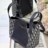 Dior Medium Signature Bucket Bag Blue Dior Oblique Jacquard