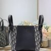 Dior Medium Signature Bucket Bag Blue Dior Oblique Jacquard