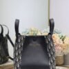 Dior Medium Signature Bucket Bag Blue Dior Oblique Jacquard