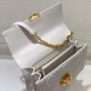 Medium Dior Ange Bag White Calfskin