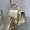 Mini Dior Ange Bag White Calfskin