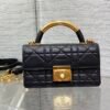 Mini Dior Ange Bag Black Calfskin