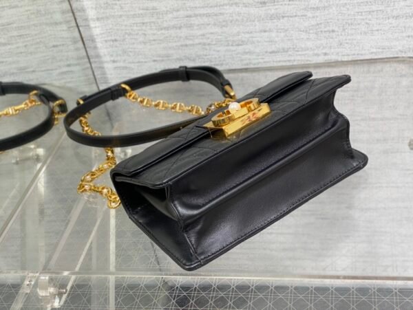 Mini Dior Ange Bag Black Calfskin