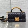 Mini Dior Ange Bag Black Calfskin