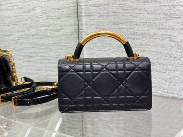 Mini Dior Ange Bag Black Calfskin