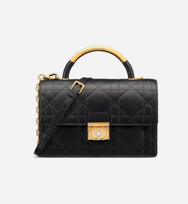 Medium Dior Ange Bag Black