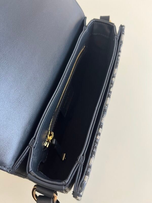 Mini Dior CD Signature Messenger Oblique Motif Canvas Blue