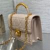 Medium Dior Ange Bag Beige Calfskin