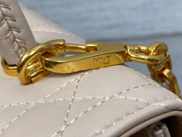 Medium Dior Ange Bag Beige Calfskin