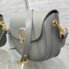 Medium Dior Bobby Bag Grey