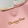 Dior Medium Signature Bucket Bag Pink Grained Calfskin