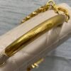 Mini Dior Ange Bag Beige Calfskin