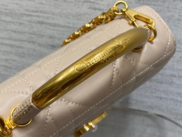 Mini Dior Ange Bag Beige Calfskin