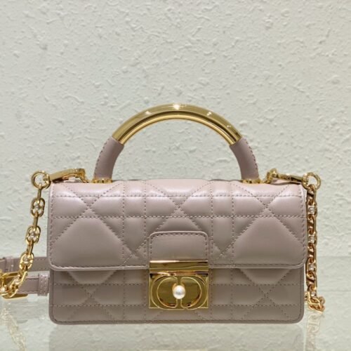 Mini Dior Ange Bag Beige Calfskin