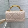 Mini Dior Ange Bag Beige Calfskin