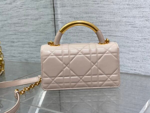 Mini Dior Ange Bag Beige Calfskin
