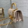 Mini Dior Ange Bag Beige Calfskin