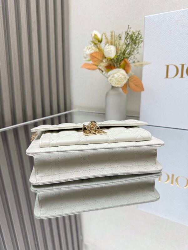 My Dior Daily Pouch with Chain White