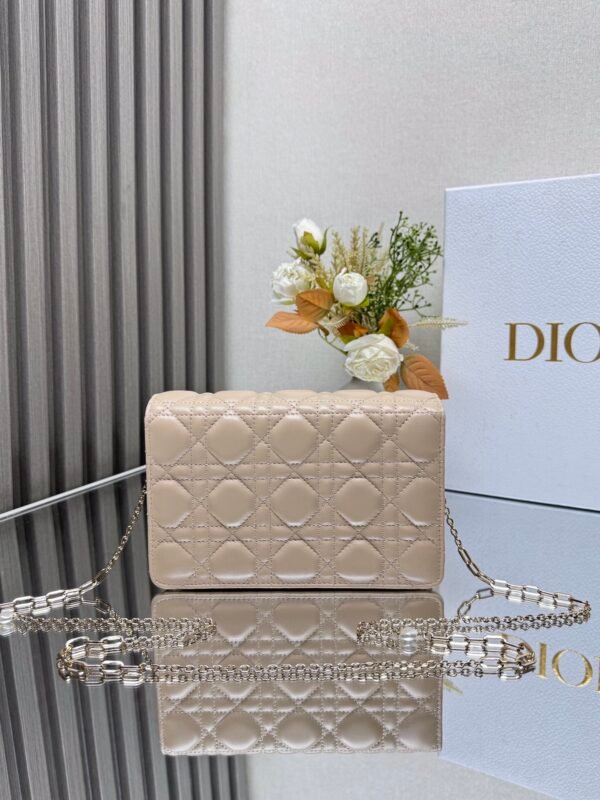 My Dior Daily Pouch with Chain Apricot color