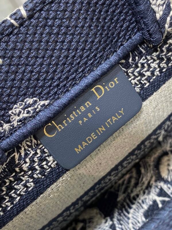 Mini Dior Book Tote Blue