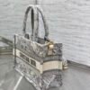 Mini Dior Book Tote Grey