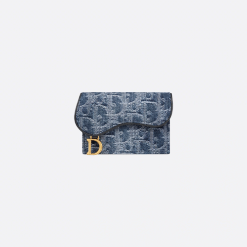 Dior Saddle Bloom Card Holder
