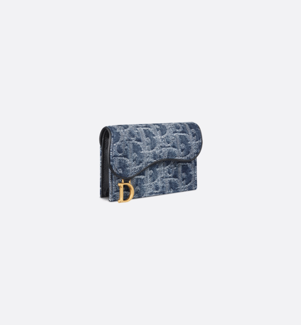 Dior Saddle Bloom Card Holder
