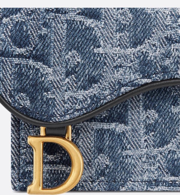 Dior Saddle Bloom Card Holder