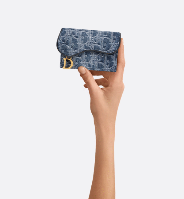 Dior Saddle Bloom Card Holder