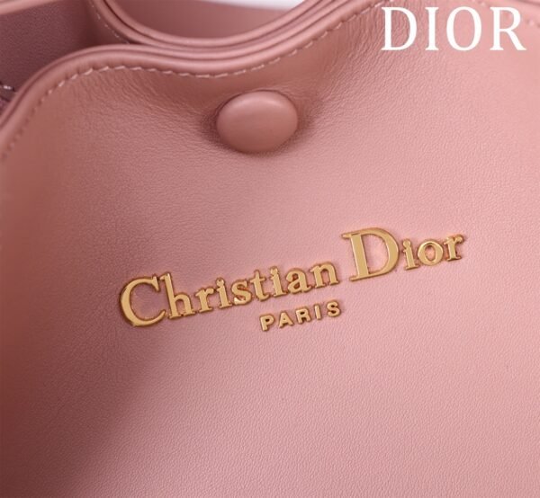 Dior Medium Signature Bucket Bag Pink