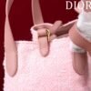 Dior Medium Signature Bucket Bag Pink
