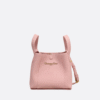 Dior Small Signature Bucket Bag Pink Grained Calfskin