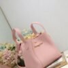 Dior Small Signature Bucket Bag Pink Grained Calfskin