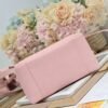 Dior Small Signature Bucket Bag Pink Grained Calfskin