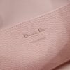 Dior Small Signature Bucket Bag Pink Grained Calfskin