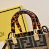 Sunshine Mini FF-Jacquard Cross-Body Bag