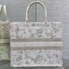 Large Dior Book Tote Golden Butterfly