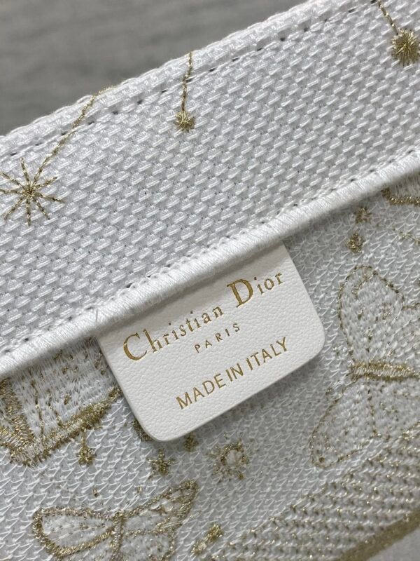 Medium Dior Book Tote Golden Butterfly