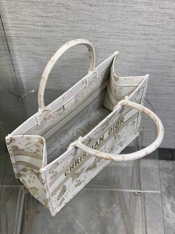 Medium Dior Book Tote Golden Butterfly