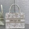 Small Dior Book Tote Golden Butterfly