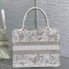 Small Dior Book Tote Golden Butterfly