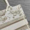 Small Dior Book Tote Golden Butterfly
