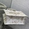 Small Dior Book Tote Golden Butterfly