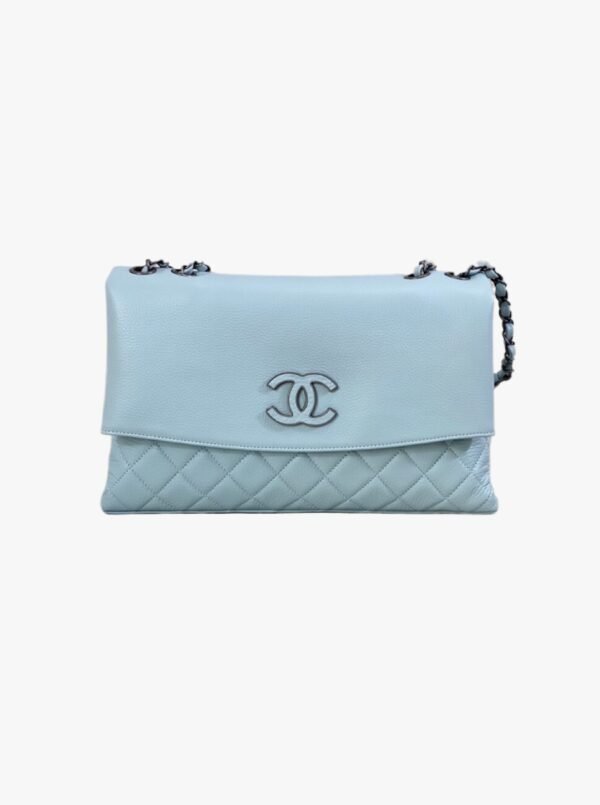 Chanel A07095 Beige Flap Chain Shoulder Bag and Crossbody Bag