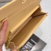 Chanel Chanel Classic Quilted WOC Wallet Crossbody Bag Beige in Leather Grained cowhide