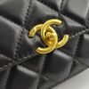 Chanel Calfskin 19cm Flap Bag Black
