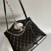 Chanel 31 Mini Shiny Calfskin Shopping Bag Black