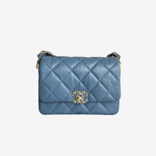 Chanel 23K 19 Chain Flap Bag Vintage Calfskin