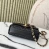 Chanle Mini Flap Bag Grained Calfskin & Gold-Tone Meta
